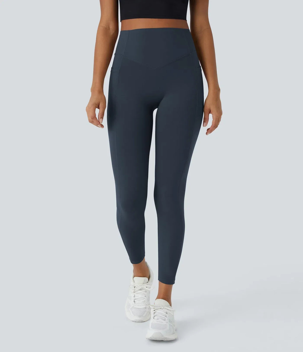Formende leggings med høyt liv og scrunch-detalj – Maja Oslo