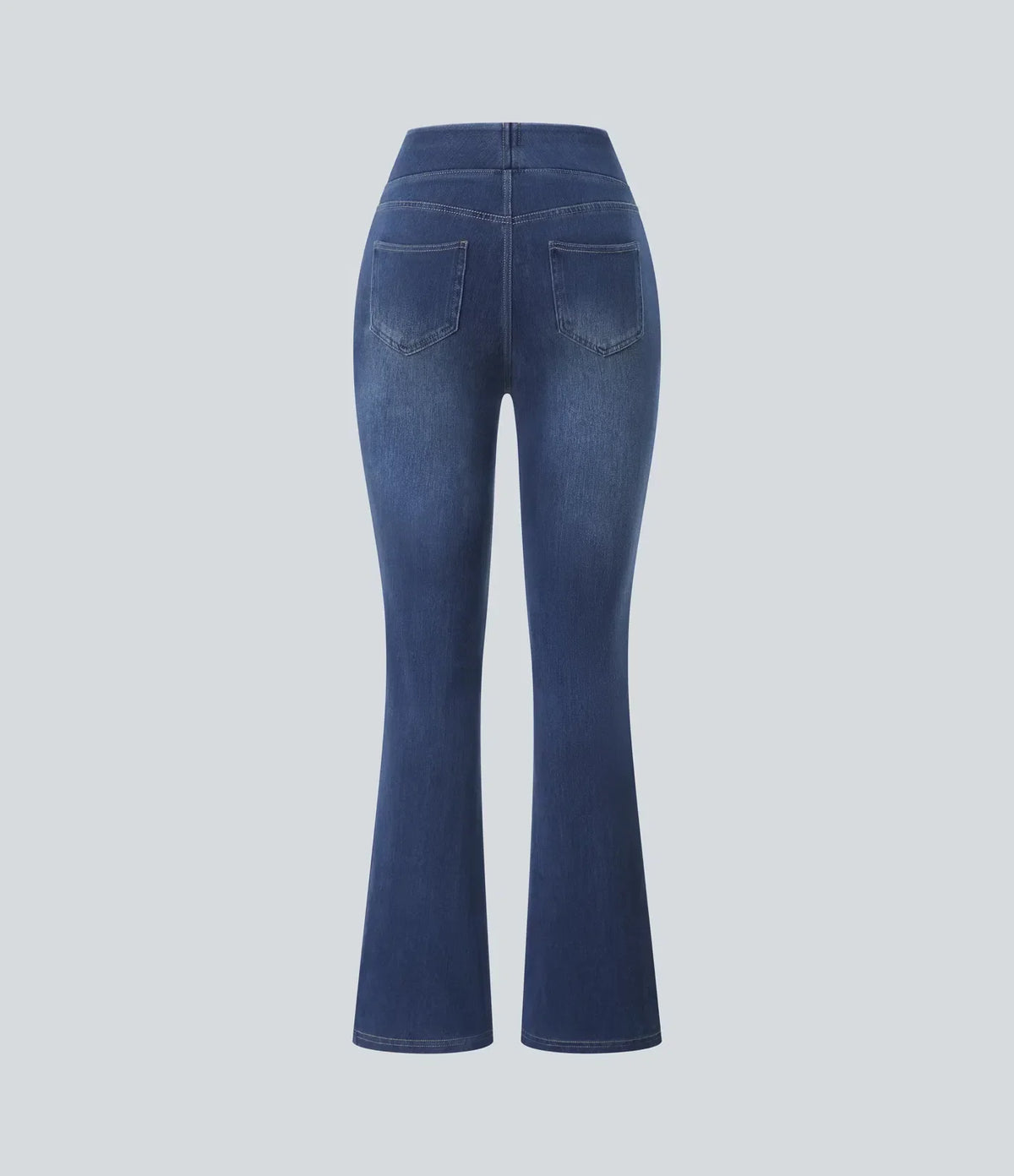 Stretchjeans med høyt liv og bootcut – Maja Oslo