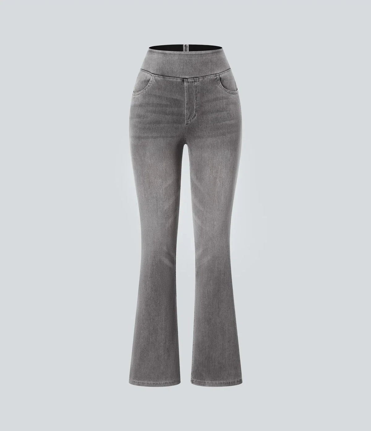 Stretchjeans med høyt liv og bootcut – Maja Oslo