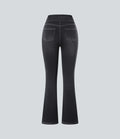 Stretchjeans med høyt liv og bootcut – Maja Oslo