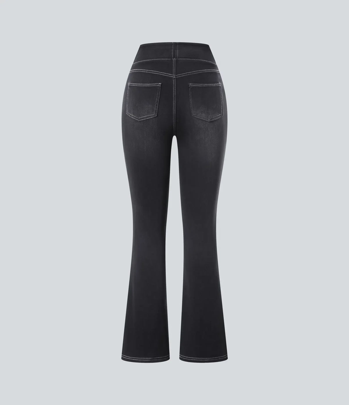 Stretchjeans med høyt liv og bootcut – Maja Oslo