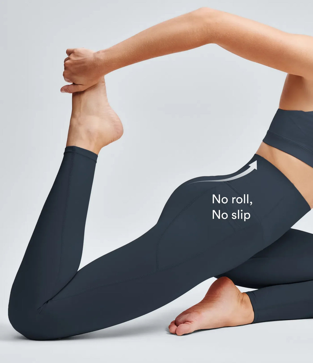 Formende leggings med høyt liv og scrunch-detalj – Maja Oslo